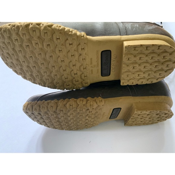 L.L. Bean Signature Shearling Tall Boots lace up 6 - Picture 6 of 8